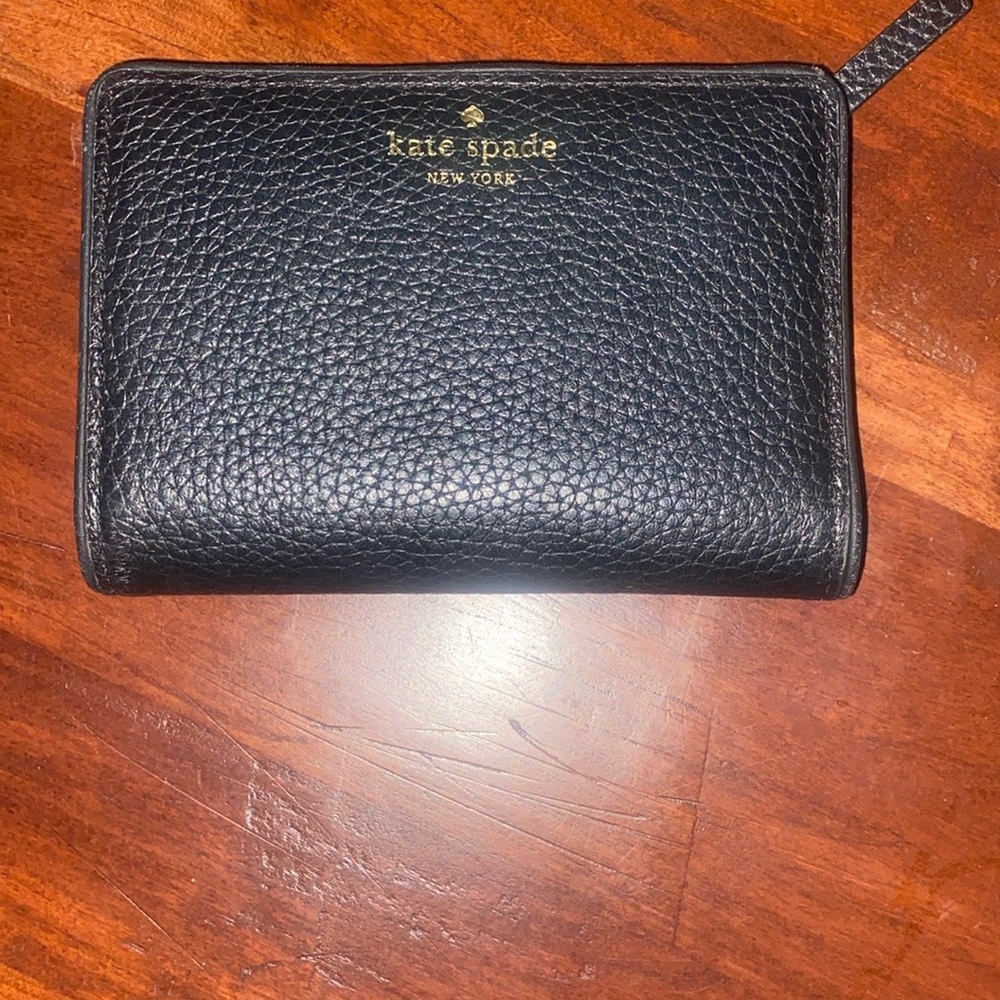 Kate Spade Black Leather Wallet